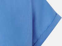 Блузка с коротким рукавом и добавлением льна