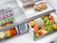 Холодильник Samsung Bespoke многодверный RF9000DC, 602 л нержавеющая сталь