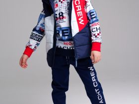 Жилет текстильный с полиуретановым покрытием для мальчиков