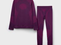 Термокомплект трикот. для девочек: фуфайка (футболка) с длин. рук, брюки для эпизод. использования