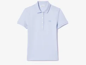 Женское поло Lacoste приталенного кроя из эластичного хлопка