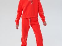 Комплект трикотажный для девочек: толстовка, брюки