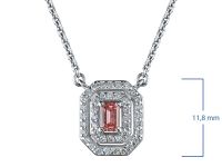 Колье из белого золота э0912кл11220007_pink