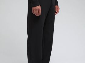 Брюки прямого кроя с вискозой