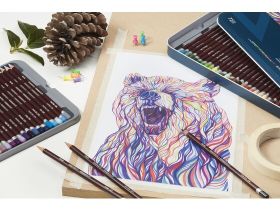 Набор карандашей цветных Derwent "Coloursoft" 72 цв в дер ящ