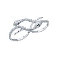 Серебряное кольцо с фианитами