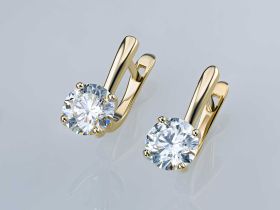 Серьги из желтого золота э0312сг12231176_white