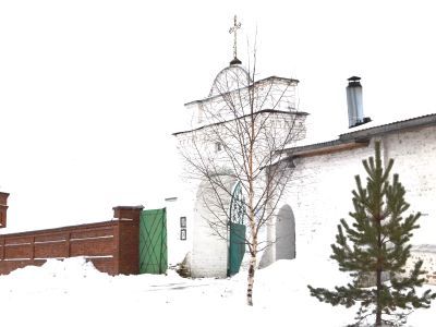 Ограда с башнями