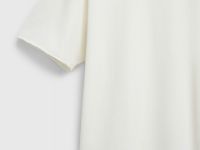 Базовая футболка с необработанным краем, Белый