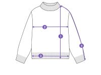 Свитер трикотажный для девочек