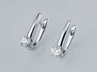 Серьги из белого золота э4712сг03220202