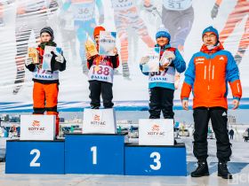 Звезды Олимпийских игр пробежали лыжный марафон с якутянами