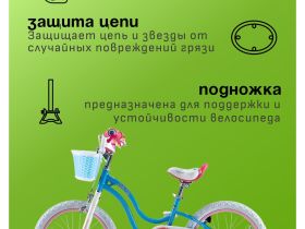 Детский велосипед Royal Baby Stargirl 20, год 2023, цвет Голубой