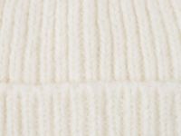 Вязаная шапка-ушанка для девочек, Белый