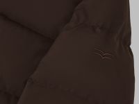 Длинный пуховик с натуральным пухом