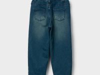 Брюки текстильные джинсовые утепленные флисом для мальчиков