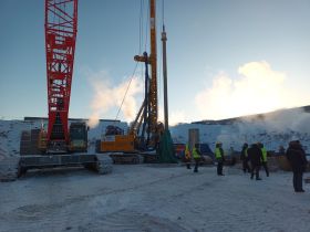 К лету на стройке Ленского моста планируют задействовать до 400 человек