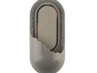 Точилка-наждак с зажимом "Сонет", 9,5х3,8 см, серая