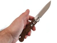 Складной нож Перемен Мысь SW, сталь 8Cr14MoV, рукоять FRN, коричневый