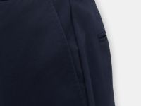 Брюки из хлопка полуприлегающего силуэта