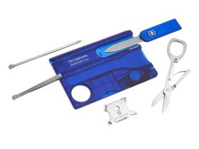 Швейцарская карта Victorinox SwissCard Lite, сталь X50CrMoV15, рукоять ABS-Пластик, синий