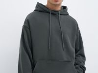 Толстовка с эффектом стирки, Зеленый