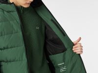 Мужская стёганая куртка Lacoste с капюшоном