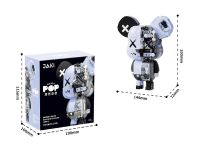 JK6250-4 Конструктор Bearbrick: Gamma grey