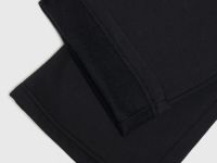 Широкие трикотажные брюки для девочек, Черный