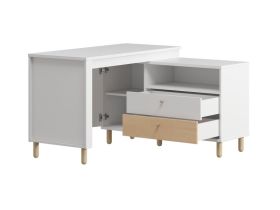 Письменный стол Дикинс 118x120 Белый
