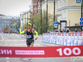 Чемпионом России на 100 км в Якутске стал Валерий Лукин