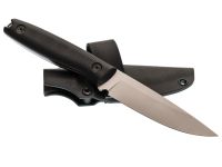 Фиксированный нож Град Горький Оса, сталь AUS-10Co, рукоять микарта, черный