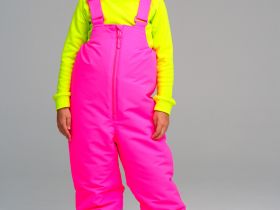 Полукомбинезон текстильный с полиуретановым покрытием для девочек