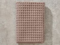 Полотенце вафельное Lorgo, коричневое