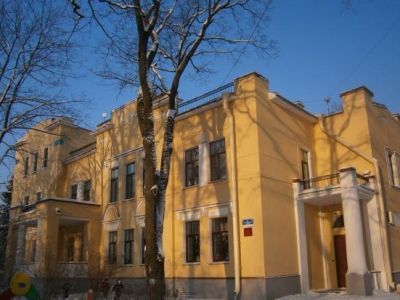 Особняк Михина с участком парка и оградой