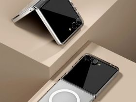 Чехол VLP Puro Case MagSafe для Galaxy Z Flip8 прозрачный