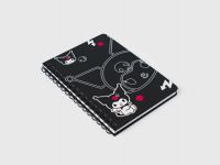 Блокнот Kuromi для девочек, Черный