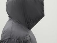 Стеганое утепленное пальто с поясом