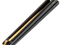 Нож-бабочка (балисонг) Кавалер, сталь 420, рукоять черный металл