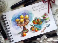 Набор маркеров Touch Twin 12 цв, серые холодные тона