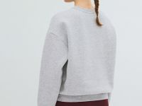 Свитшот с принтом, Серый