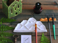 Палитра художественная керамическая "ГОРЫ"