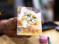 Набор магнитов для акварели Малевичъ 3 шт 90х72 мм 100% Хлопок