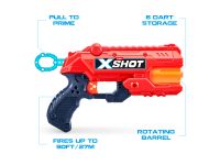 36434 Игровой набор ZURU X-Shot EXCEL: Рефлекс ДУО (2 бластера, 3 мишени, 16 снарядов)