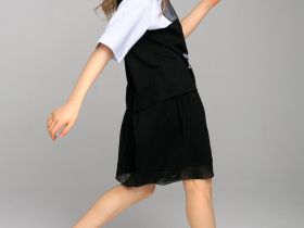 Комплект трикотажный для девочек: фуфайка (футболка), шорты