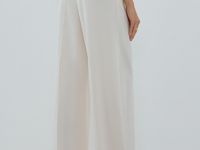 Широкие брюки, Бежевый