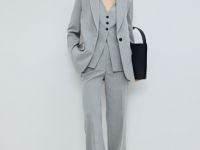 Жилет из поливискозы, Серый