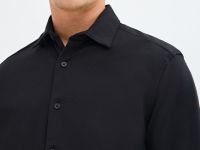 Классическая рубашка из хлопка, Черный