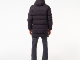 Мужской стёганый пуховик Lacoste с капюшоном