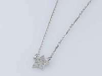 Колье из белого золота с бриллиантами э0901кл04153400